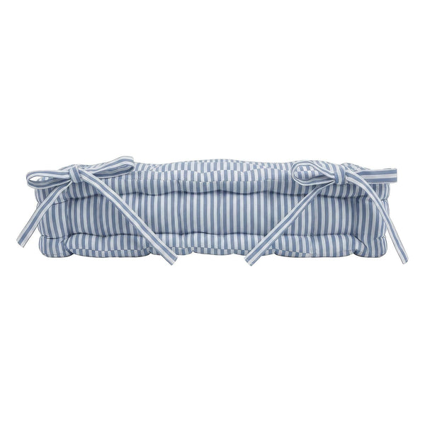 Deluxe Square Seat Pad - 40 x 40cm - Blue Stripe