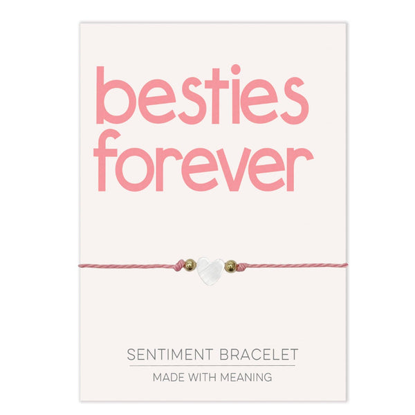 Besties Forever Sentiment Bracelet