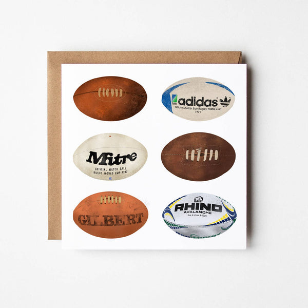 Rugby - blank greetings card