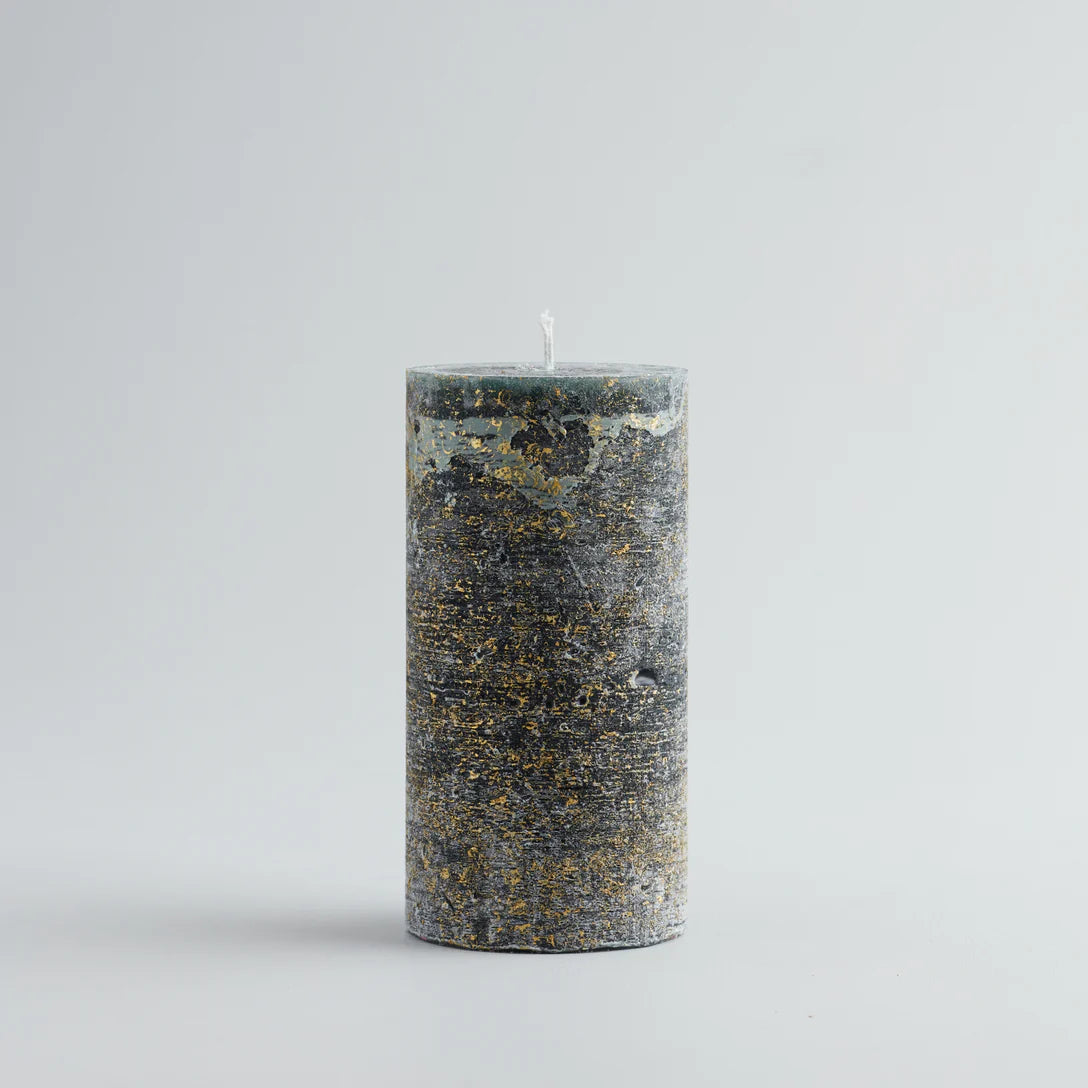 St Eval winter thyme pillar candle