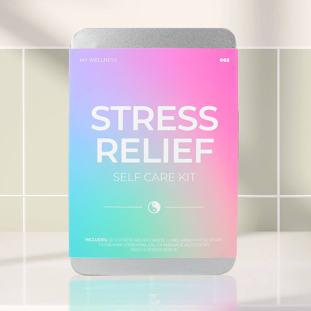 Stress relief tin gift