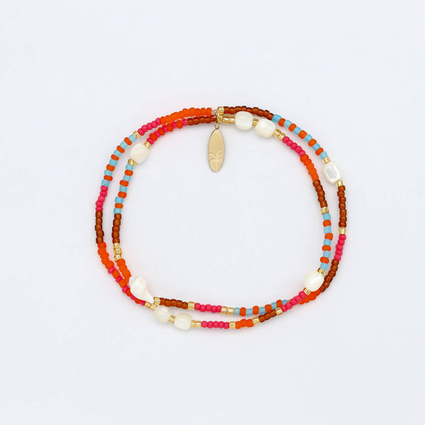 Golden Hour Colourful Beaded Bracelet Collection