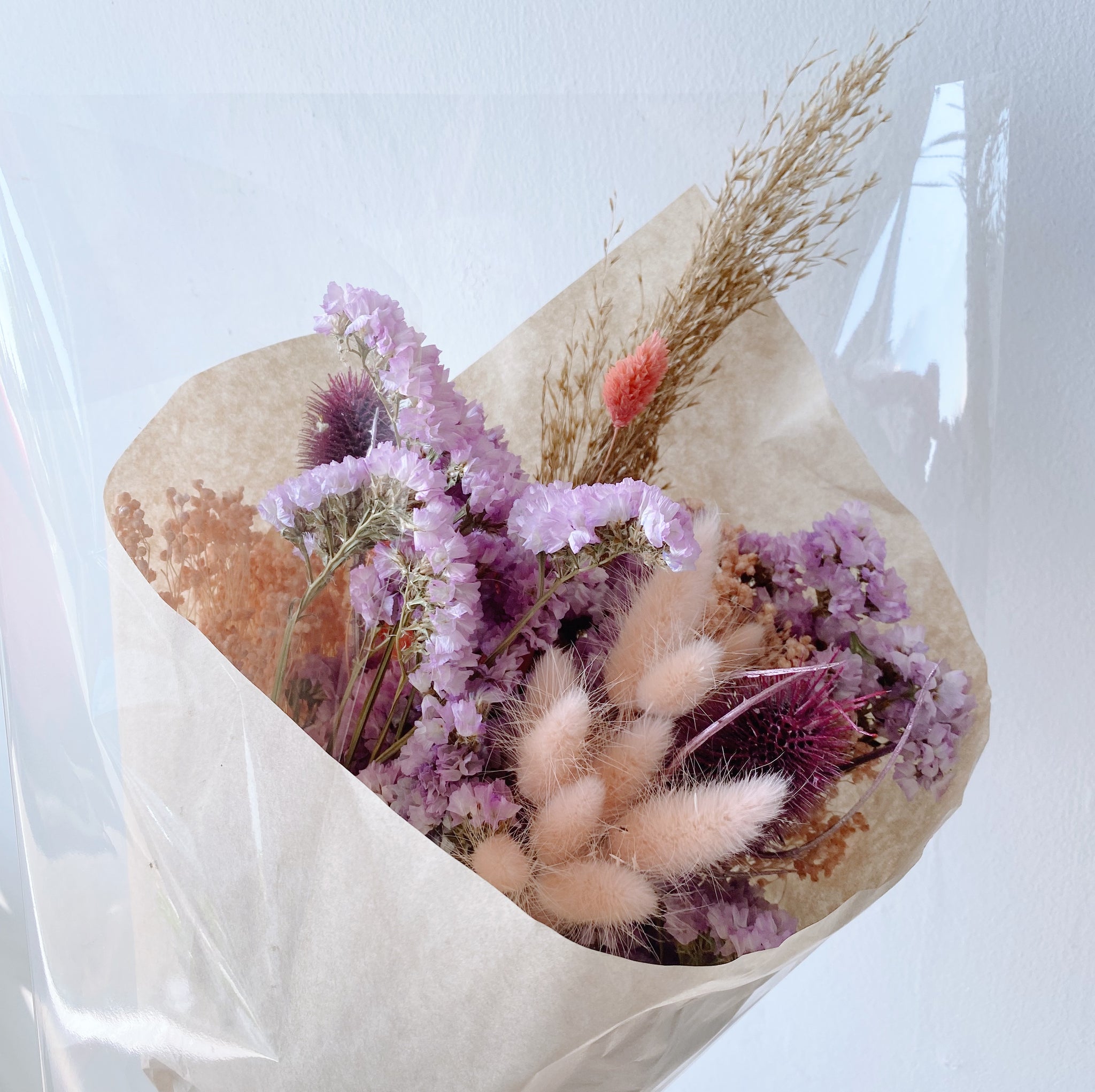 Bouquet of Dried Flowers - Pink