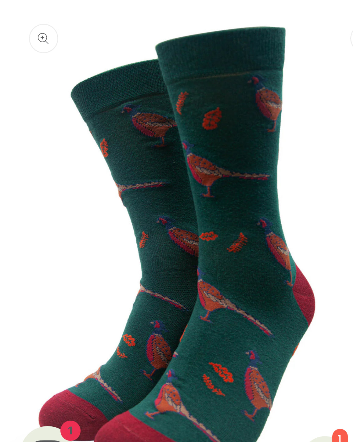 Mens pheasant bamboo socks