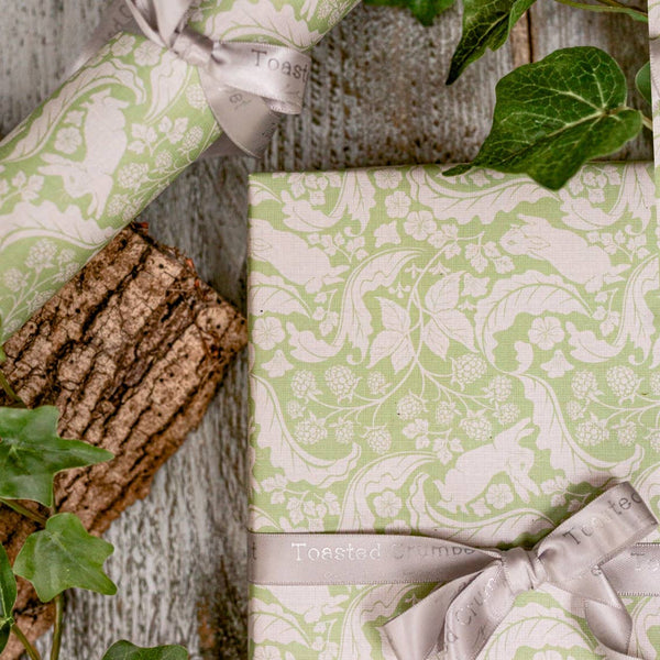 The Vegetable Thief (Sage Green) Gift Wrap Single Sheet