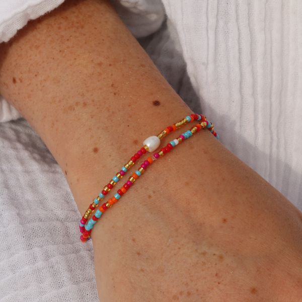 Golden Hour Colourful Beaded Bracelet Collection