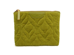 Alice wheeler lime velvet pouch NEW