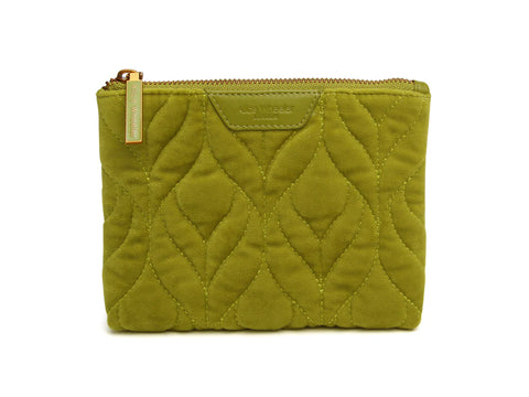Alice wheeler lime velvet pouch NEW