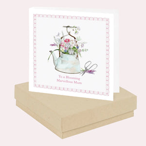 Crumble and core Special Mum boxed earrings card