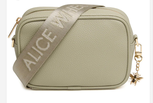 Alice wheeler NEW pistachio mini cross body bag
