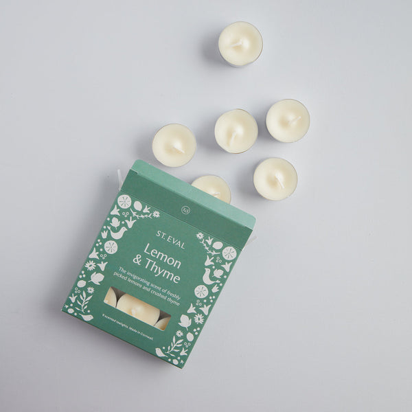 Lemon & Thyme Summer Folk Scented Tealights