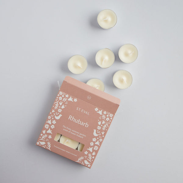 Rhubarb Summer Folk Scented Tealights