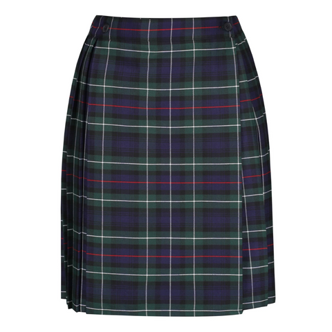 East Hunsbury Junior Girls Kilt - Green Tartan