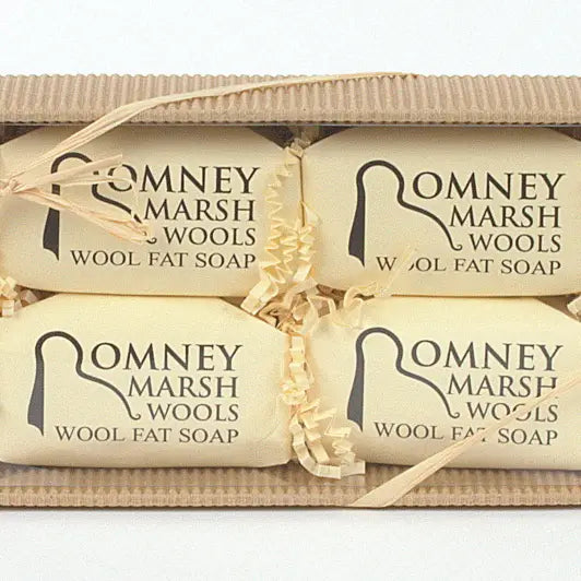 Romney Marsh wools lanolin soap gift set