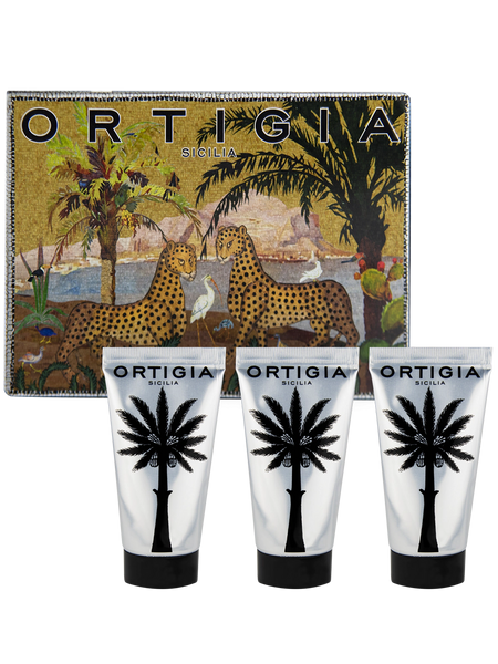 Ortigia trio of hand cream gift tin