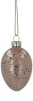 Speckled Glass Egg Ornament