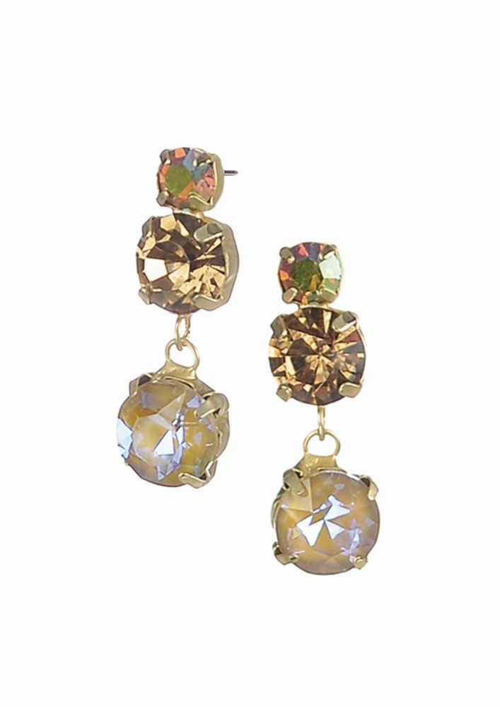 Minnie Topaz Drop Earrings