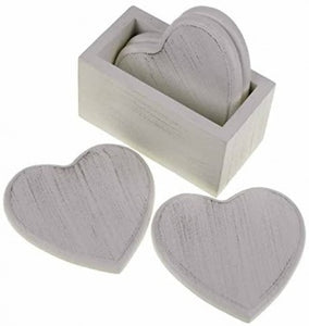 Wooden Heart Coasters