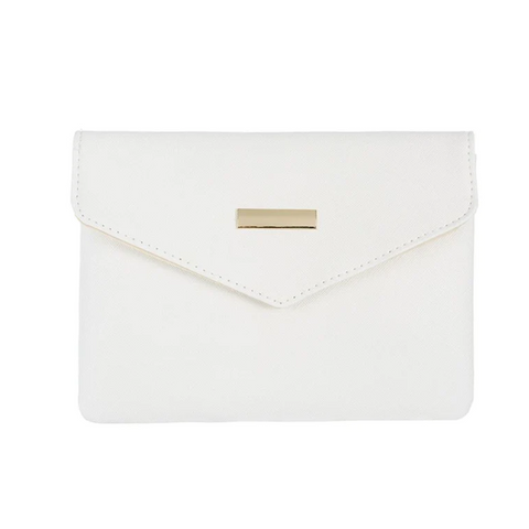 Ivory Envelope Clutch Bag