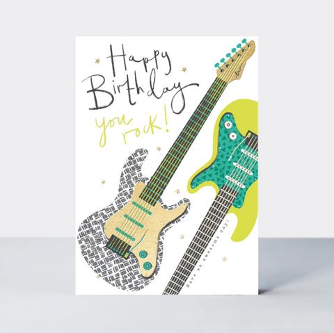 "You Rock!" Birthday Card