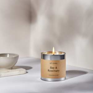 Bay and Rosemary Scented Tin Candle