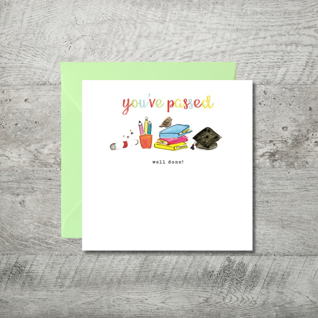 "You've Passed! Well Done!" Card