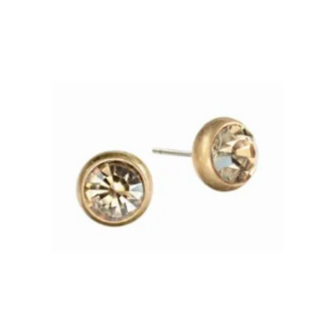 Rub-Over Style Studs - Gold