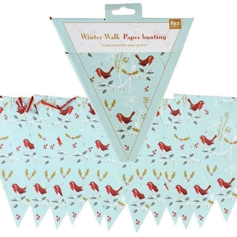 Paper Bunting (3 Metres) - Winter Walk