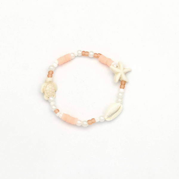 Mini Sagara Hati Beaded Charm Bracelet, Kids Bracelet