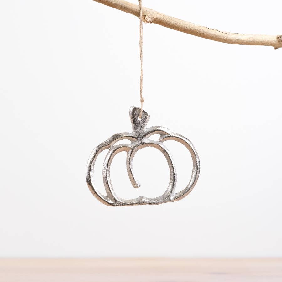 Hanging Pumpkin Deco, 11cm