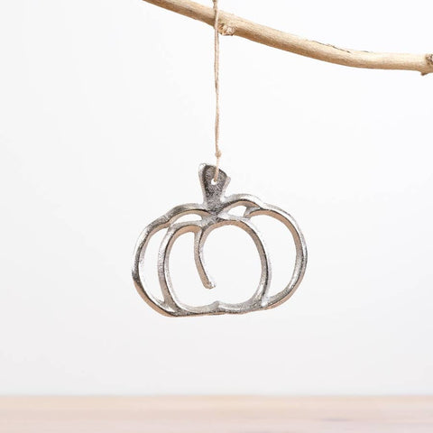 Hanging Pumpkin Deco, 11cm
