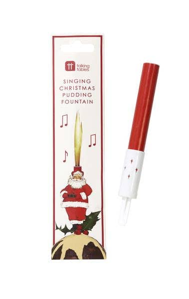 Botanical Santa Singing Ice Fountain