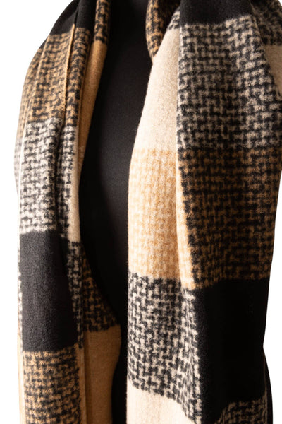 Black, Tan and White Checked SW811