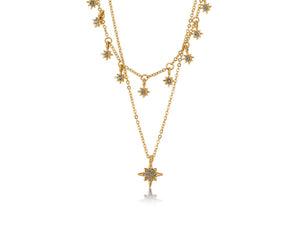 Celena Star Two Layered Necklace