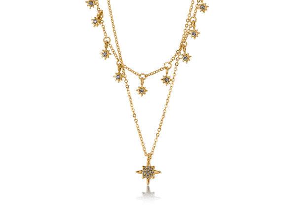 Celena Star Two Layered Necklace