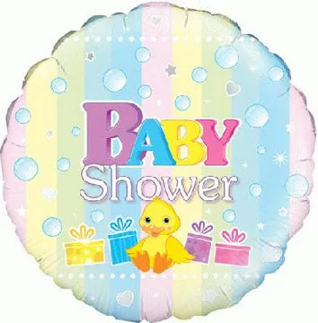 "Baby Shower" Chick Helium Balloon