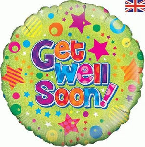 "Get Well Soon!" Helium Balloon