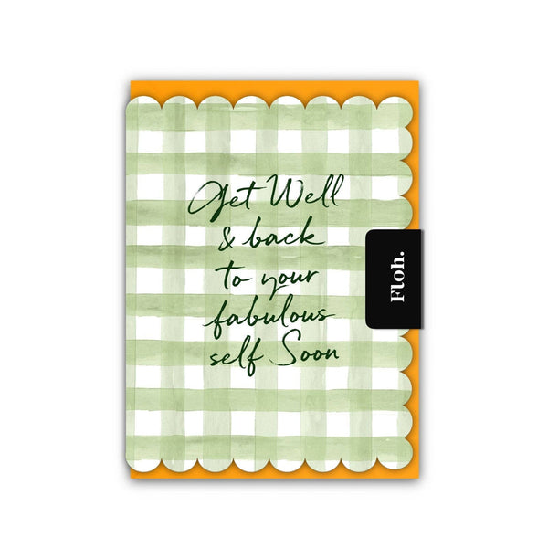 Get Well Wonderful Self Card (Cello-Free)