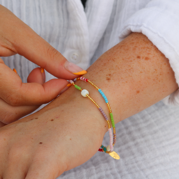 Golden Hour Colourful Beaded Bracelet Collection