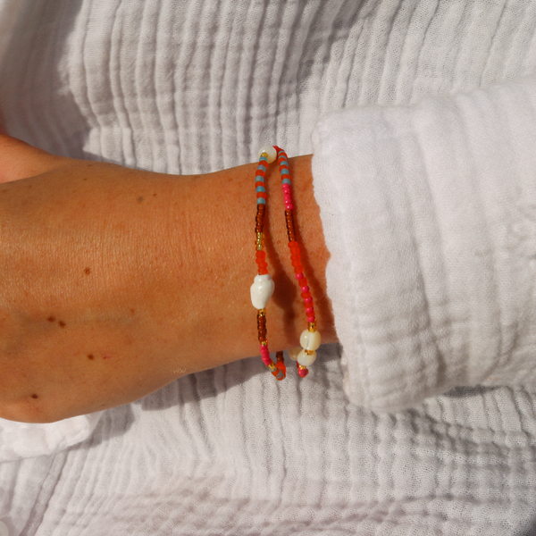 Golden Hour Colourful Beaded Bracelet Collection