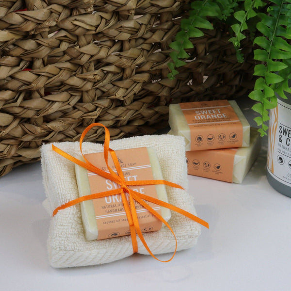 Handmade Soap & Cotton Cloth Gift Set