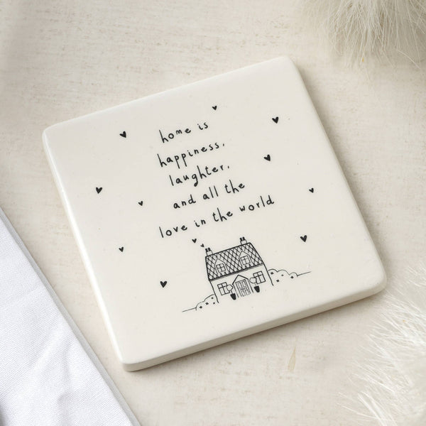 Send With Love 'Home Is Happiness...' Coaster