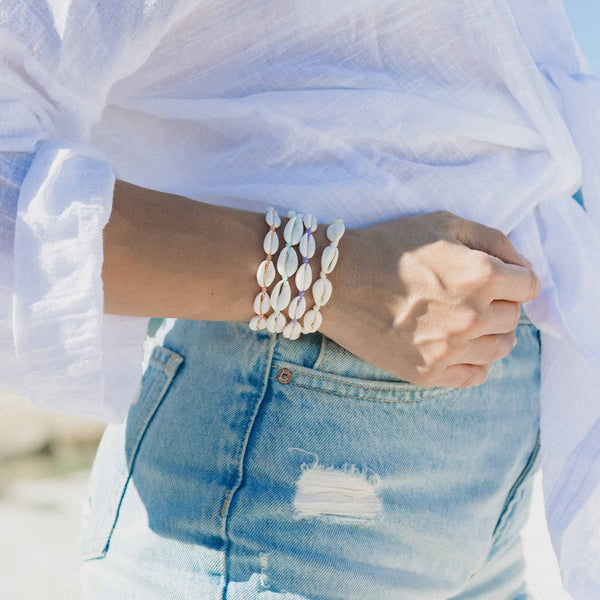 Livadi Beaded Bracelet, Adjustable Beach Surf Bracelet