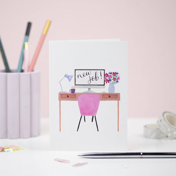New Job Desk Card