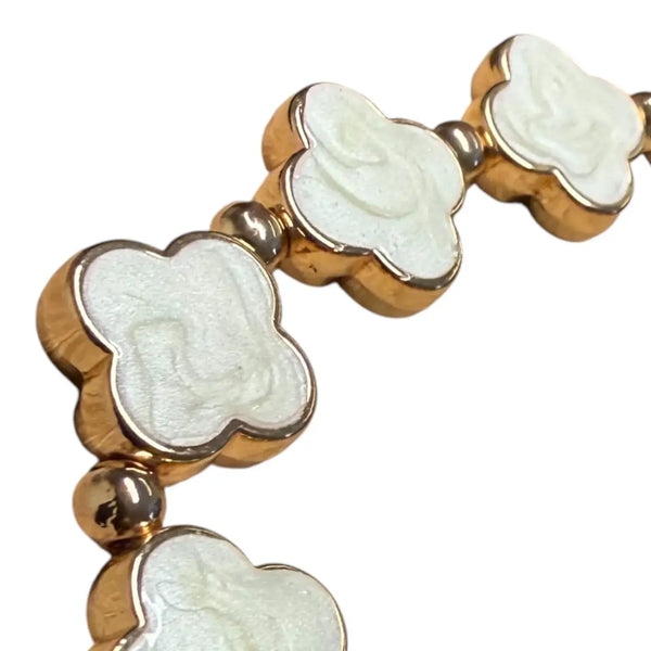 Clover Pearlescent Bracelet BR248GW