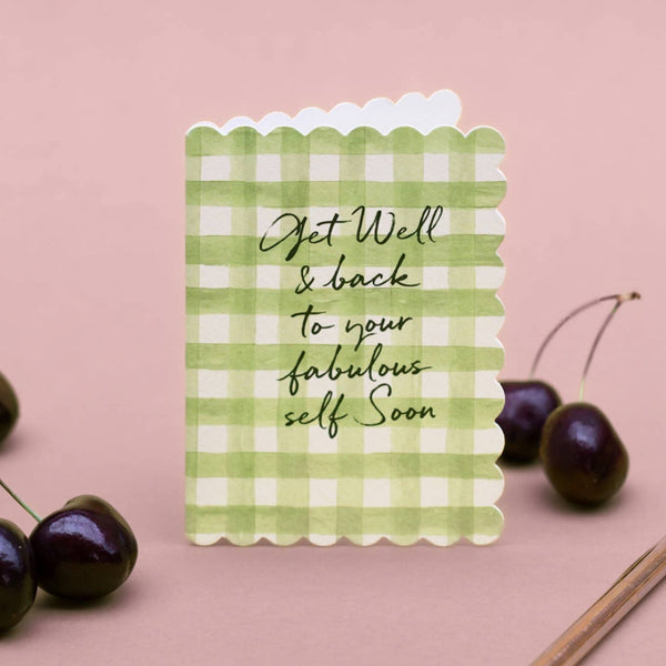 Get Well Wonderful Self Card (Cello-Free)