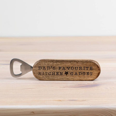Dads Favourite Kitchen Gadget Bottle Opener, 18cm