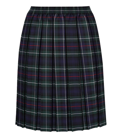 East Hunsbury girls box pleat skirt