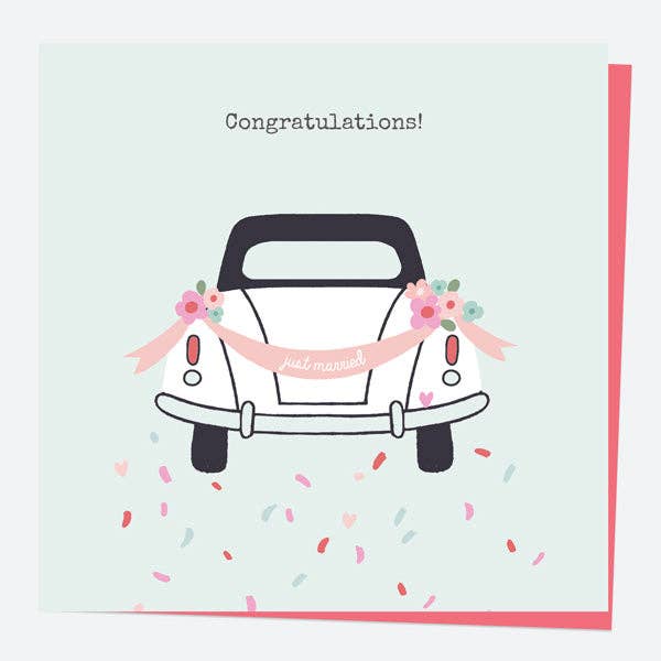 Wedding Card - Wedding Icons - Car