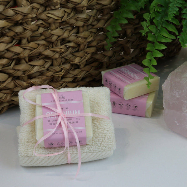 Handmade Soap & Cotton Cloth Gift Set